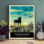 Scenic Dog Lovers Gift - Staffordshire Bull Terrier Limited Edition Print