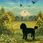 Cockapoo In A Summer Park - A Limited Edition Dog Print.