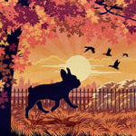 French Bulldog In An Autumn Park - A Limited Edition Dog Print