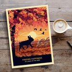 French Bulldog In An Autumn Park - A Limited Edition Dog Print