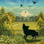 Longhaired Chihuahua In A Summer Park - A Limited Edition Dog Print.