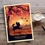 Longhaired Chihuahua In An Autumn Park - A Limited Edition Dog Print