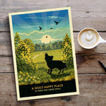 Longhaired Chihuahua In A Summer Park - A Limited Edition Dog Print.