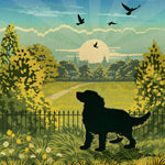 Cocker Spaniel In A Summer Park - A Limited Edition Dog Print.