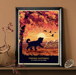 Cocker Spaniel In An Autumn Park - A Limited Edition Dog Print