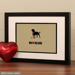 Personalised Rottweiler Print For One Or Two Dogs