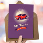 Mini Cooper birthday card