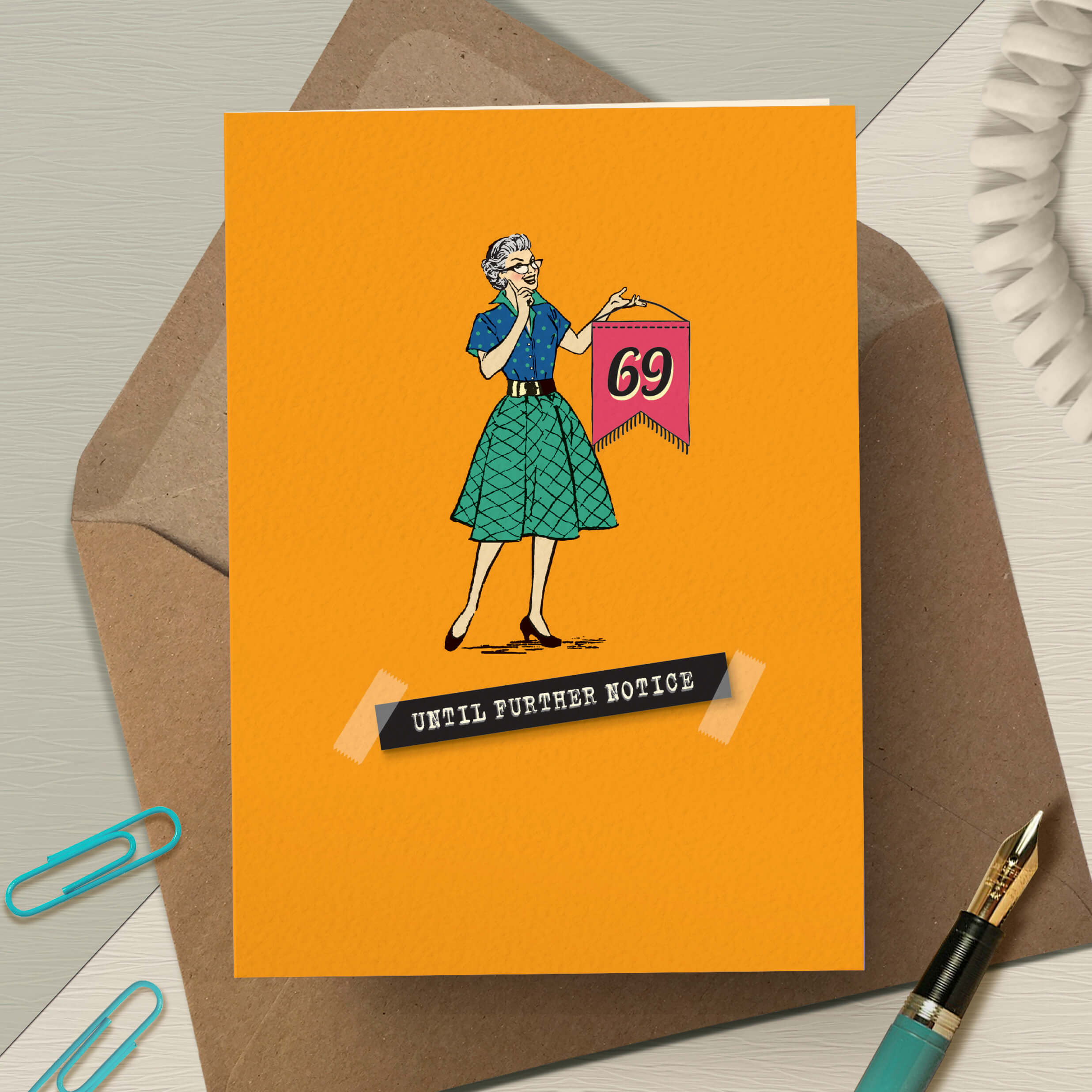 70th Birthday Card For Her Milestone Denial The Typecast Gallery