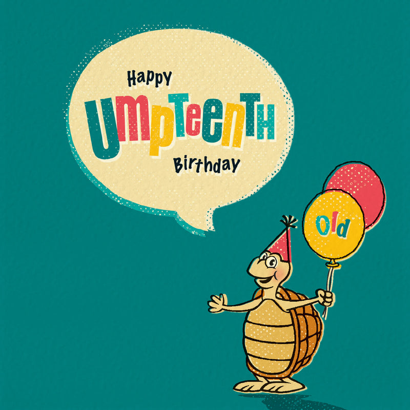 Funny Happy Umpteenth Birthday Card